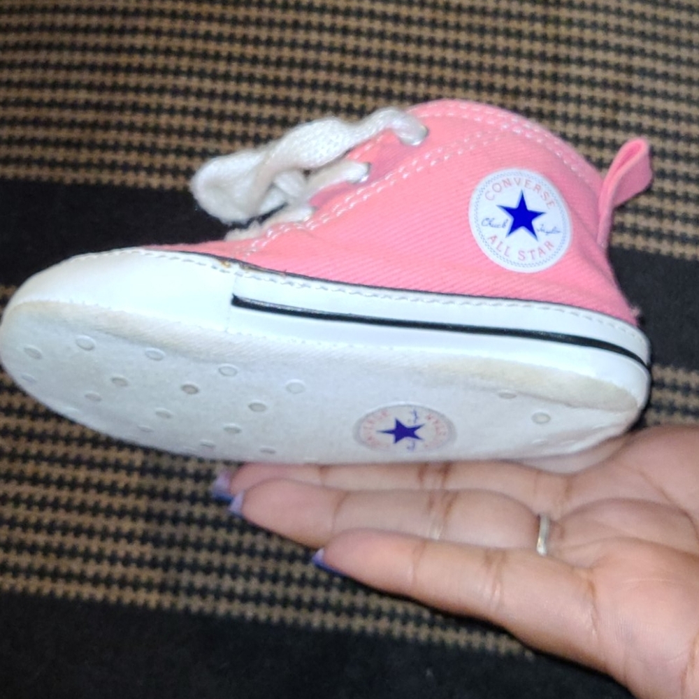 Pink baby Converse
